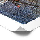 African Bird Boy - Afrozentric Watercolor Poster (Ecke)