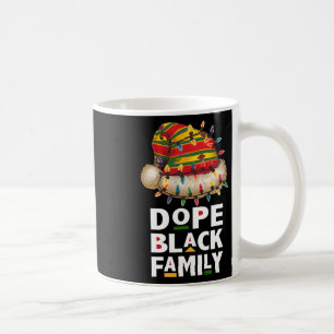 African Black Family Afro Team Santa Matching Chri Kaffeetasse