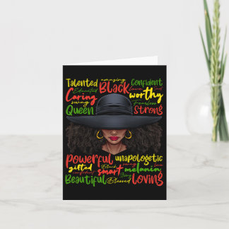 African Black History African American Ladys June Karte