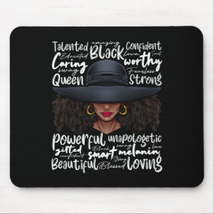 African Black History African American Ladys June Mousepad