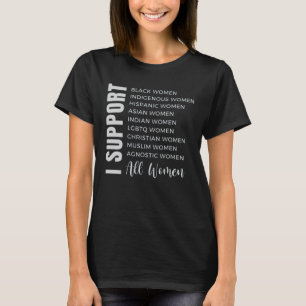 African Black History Monat Ich unterstütze alle  T-Shirt