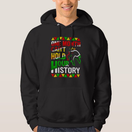 African Black King History One Month Can't Hold Ou Hoodie (Vorderseite)