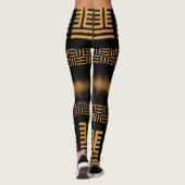 African Black Royal Bogolan Leggings (Rückseite)