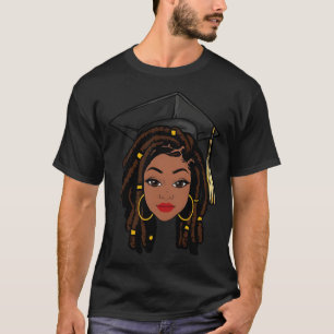 African Black Women Girl Locations Abschluss Uni H T-Shirt