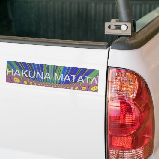 African Blue Lila Decoration Art Design Print Autoaufkleber (Auf Lkw)