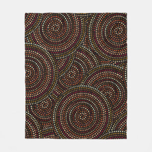 African Boho: Tribal Seamless Art. Fleecedecke