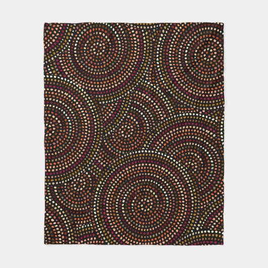 African Boho: Tribal Seamless Art. Fleecedecke (Vorderseite)
