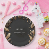 African Brown Traditional Nigeria Brautparty Pappteller (Party)