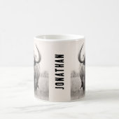 African Buffalo Pencil Zeichnend Kaffeetasse (Mittel)