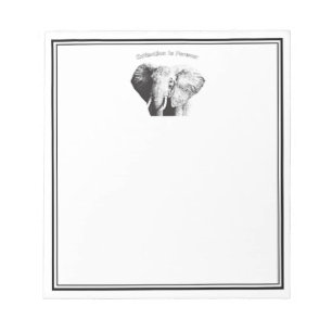 African Bush Elephant Notizblock