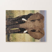 African Bush Elephant Puzzle (Horizontal)