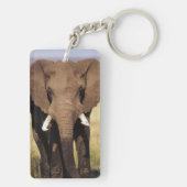 African Bush Elephant Schlüsselanhänger (Rückseite)
