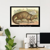 African Civet Poster (Heimbüro)
