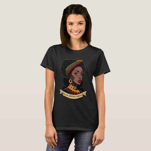 African Continent Black History 1 T-Shirt (Vorne ganz)
