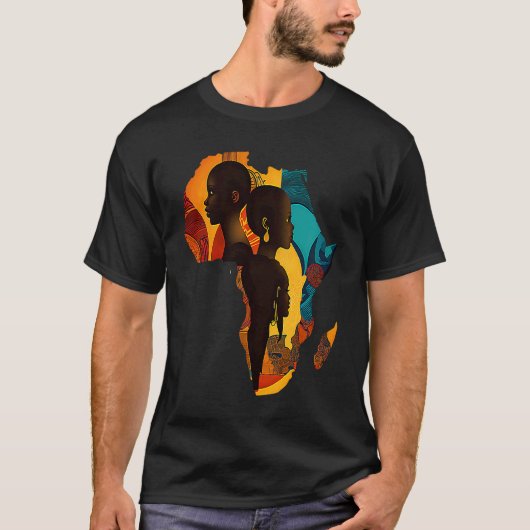 African Continent Black History  4 T-Shirt (Vorderseite)