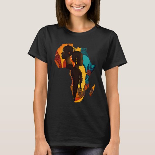 African Continent Black History  4 T-Shirt (Vorderseite)