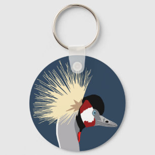 African Crane Key Chain Schlüsselanhänger