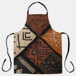 African culture designs on diagonal shapes schürze