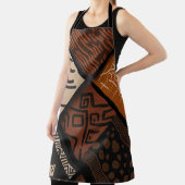African culture designs on diagonal shapes schürze (InSitu)