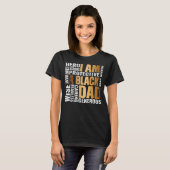 African Culture I Am A Black Dad History Month Mel T-Shirt (Vorne ganz)