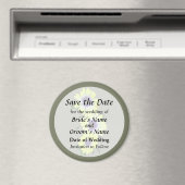 African Daisies Lemon Symphony Save the Date Magnet (In Situ (Geschirrspüler))