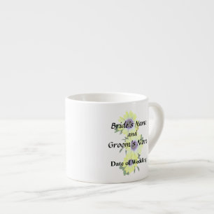 African Daisies Lemon Symphony Wedding Products Espressotasse
