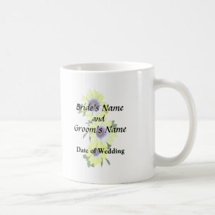 African Daisies Lemon Symphony Wedding Products Kaffeetasse