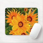 African Daisies Mousepad (Mit Mouse)