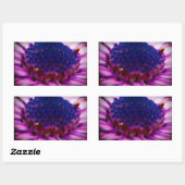 African Daisy Blossom Rectangle Sticker (Blatt)