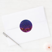 African Daisy Blossom Round Sticker (Umschlag)