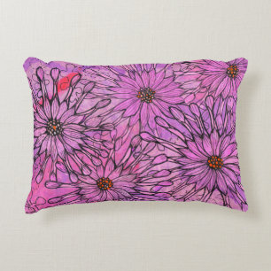 African Daisy Cape Daisies Pink Blume Blumenstrauß Dekokissen