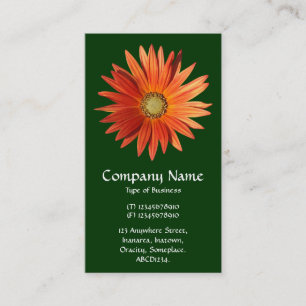 African Daisy - Dunkelgrün Visitenkarte