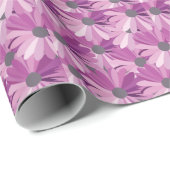 African Daisy Floral Pattern Geschenkpapier (Rolleneckpunkt)