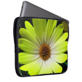 African Daisy Fluorescent Yellow Laptop Bag Laptopschutzhülle (Vorne Rechts)