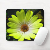 African Daisy Fluorescent Yellow Mousepad (Mit Mouse)