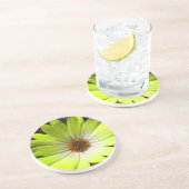 African Daisy Fluorescent Yellow Untersetzer (Seite)