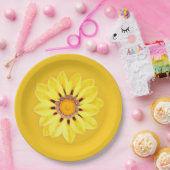 African Daisy / Gazania - Mustard Gold Pappteller (Party)