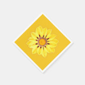 African Daisy / Gazania - Mustard Gold Serviette (Ecke)