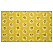 African Daisy / Gazania - Mustard Yellow Stoff (Fat Quarter (45,7 x 55,9 cm))