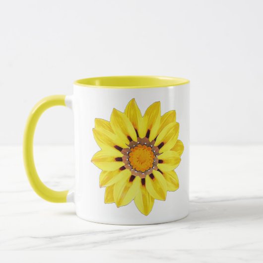 African Daisy / Gazania Mustard Yellow Tasse (Links)
