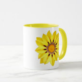 African Daisy / Gazania Mustard Yellow Tasse (VorderseiteRechts)