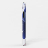 African Daisy Glows Blue iPhone 3 Case (Hinten/Rechts)