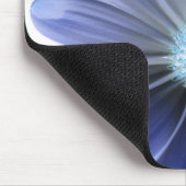 African Daisy Glows Blue Mousepad (Ecke)