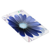 African Daisy Glows Blue Premium Magnet (Rechte Seite)