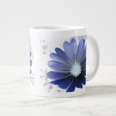 African Daisy Glows Blue Tasse (Vorderseite Rechts)