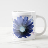 African Daisy Glows Blue Tasse (Rechts)