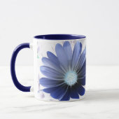 African Daisy Glows Blue Tasse (Links)