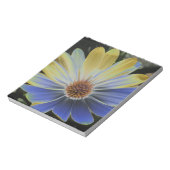 African Daisy Lapis und Gold Notepad Notizblock (Rotiert)
