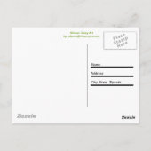 African Daisy Postkarte (Rückseite)