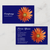 African Daisy - Tiefe Marine Visitenkarte (Vorne/Hinten)